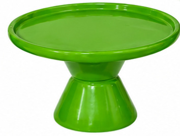 Bandeja Cone Ceramica Verde Limão - Jardim de Sonhos