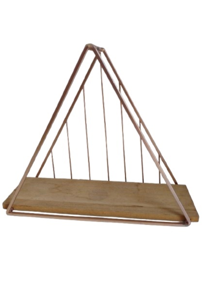 Suporte Piramide Rose Gold - Jardim de Sonhos