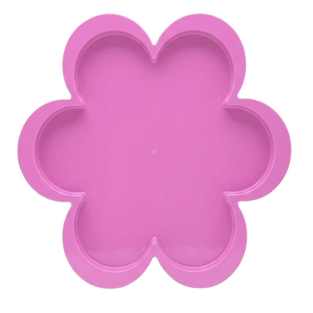 Bandeja Plastica Flor Pink - Jardim de Sonhos