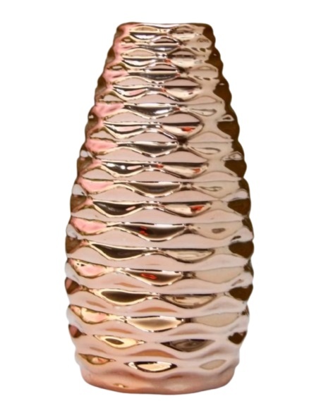 Vaso Ceramica Rose Gold Pp - Jardim de Sonhos