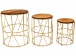 Suporte Dourado Tambor Tampa Pinus G - imagem 2