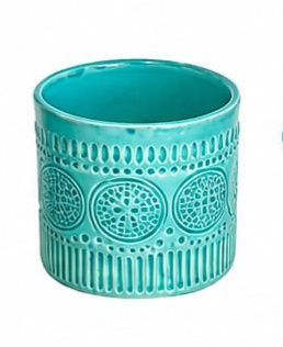 Cachepot Ceramica Margarida Tiffany - Jardim de Sonhos