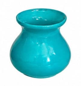 Vaso Vidro Bojudo Baixo Tiffany - Jardim de Sonhos