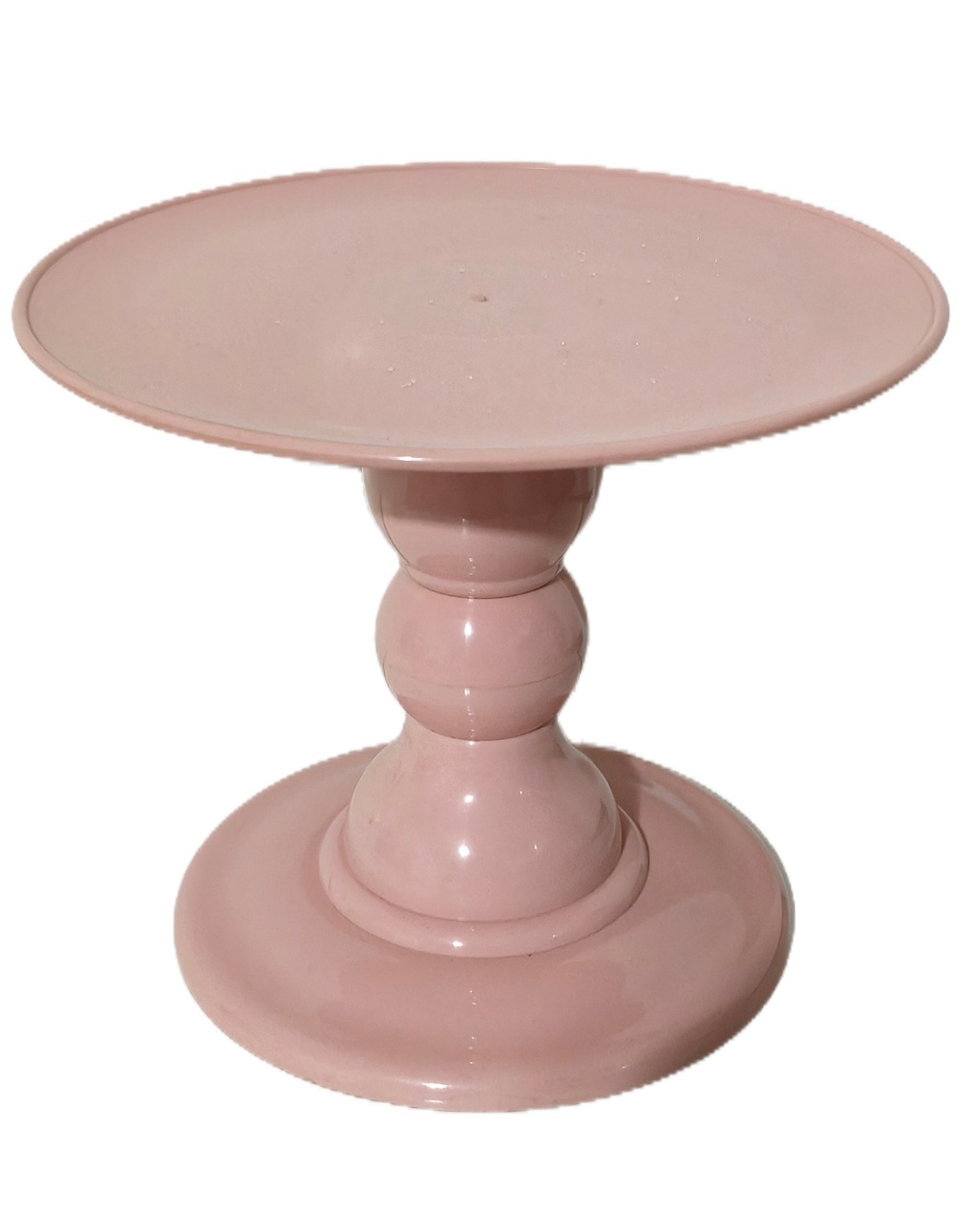 Boleira Alta Plastica Rosa Chá M - Jardim de Sonhos