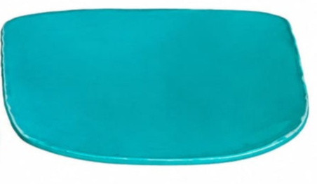Bandeja Cerâmica Quadrada Tiffany - Jardim de Sonhos