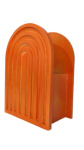 Vaso Espiral Mdf Laranja - imagem 1