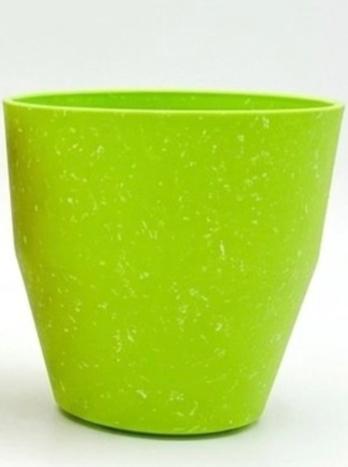 Vaso Cachepot Plástico Verde Limao - Jardim de Sonhos