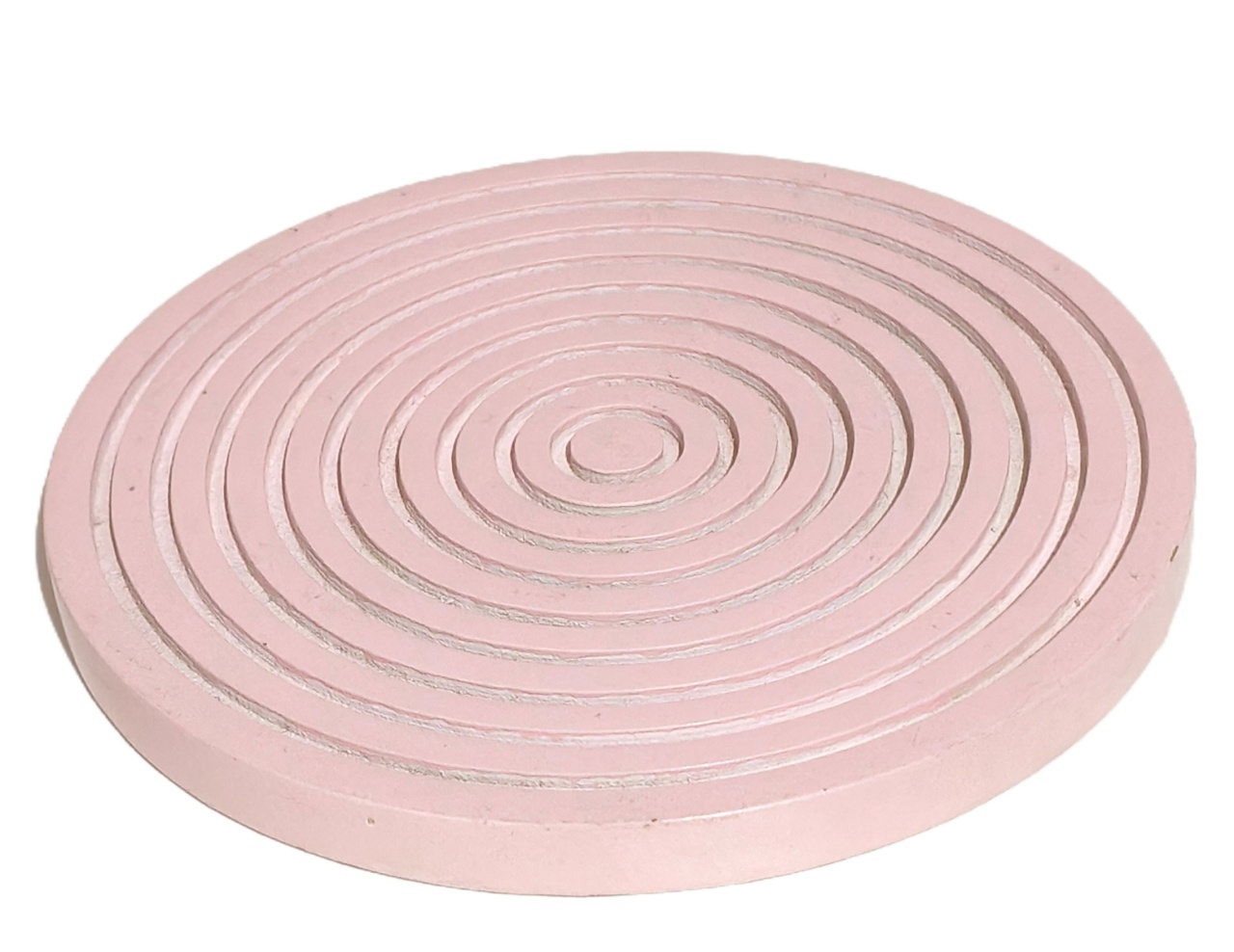 Bandeja Espiral Redonda Rosa Clara - Jardim de Sonhos