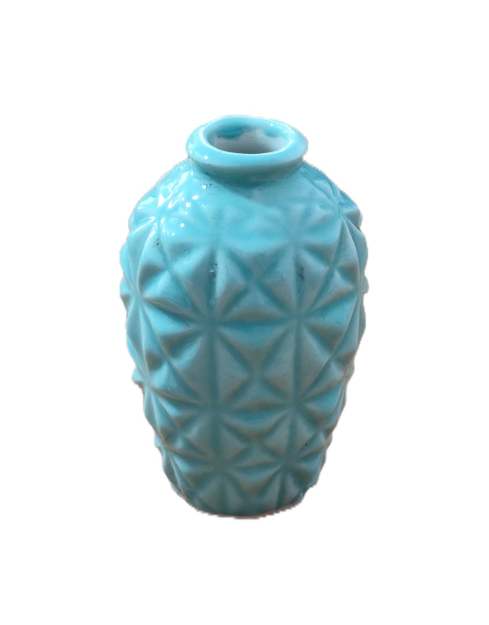 Mini Vaso Ceramica Azul Claro - Jardim de Sonhos