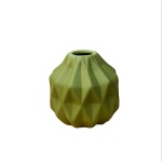 Vaso Cerâmica Geometrico Verde Menta - imagem 1