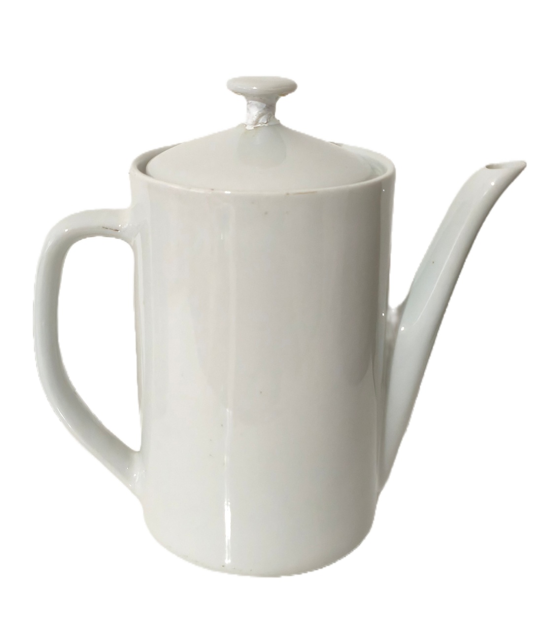 Bule Branco Cerâmica G - Jardim de Sonhos