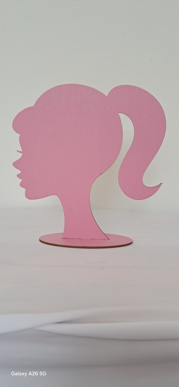 Display Barbie Silhueta Mdf - Mavie Decorações