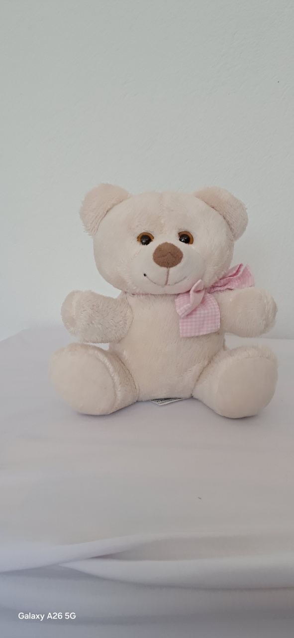Ursinha de Pelúcia Rosa - Mavie Decorações