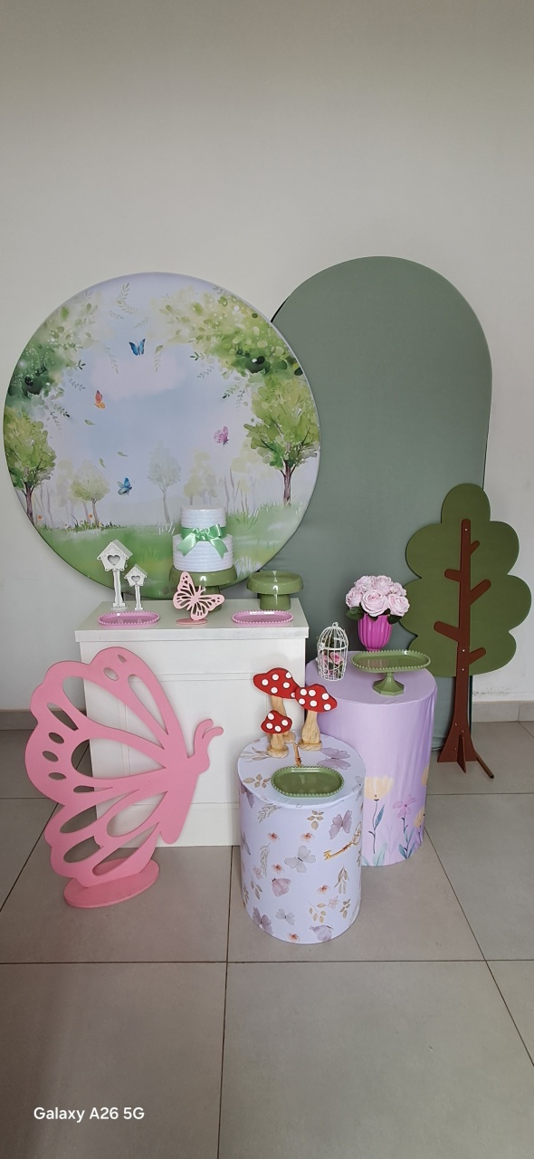 Kit Luxo Bosque das Borboletas - Mavie Decorações