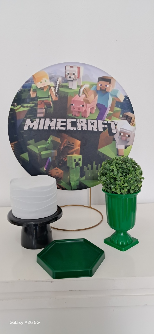 Kit Mini Minecraft - Mavie Decorações