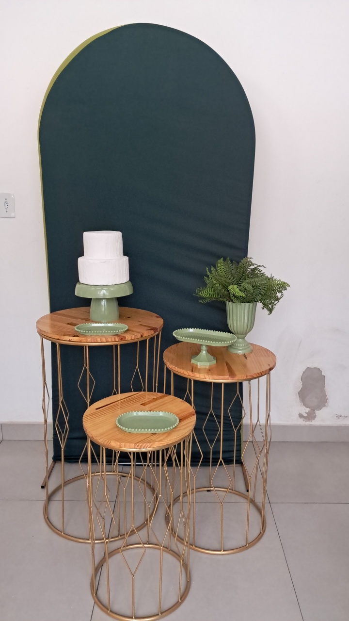 Kit Romano Verde Escuro - Mavie Decorações