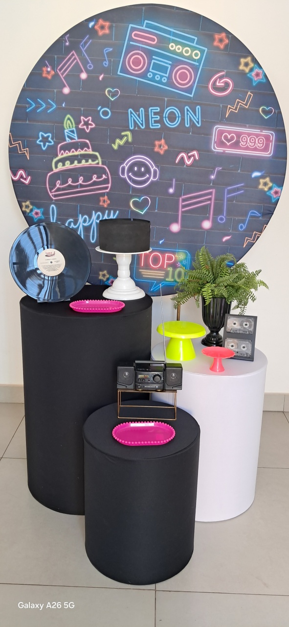 Kit Neon Anos 90 - Mavie Decorações
