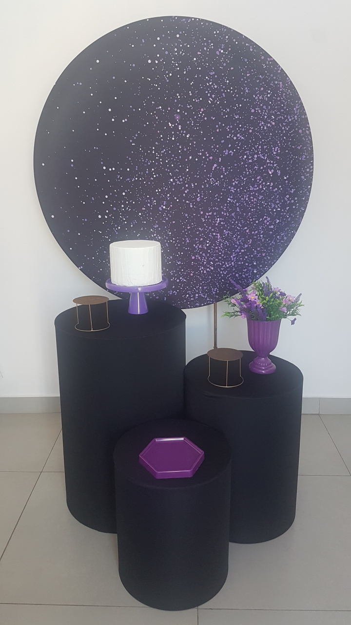 Kit Brilho Roxo - Mavie Decorações