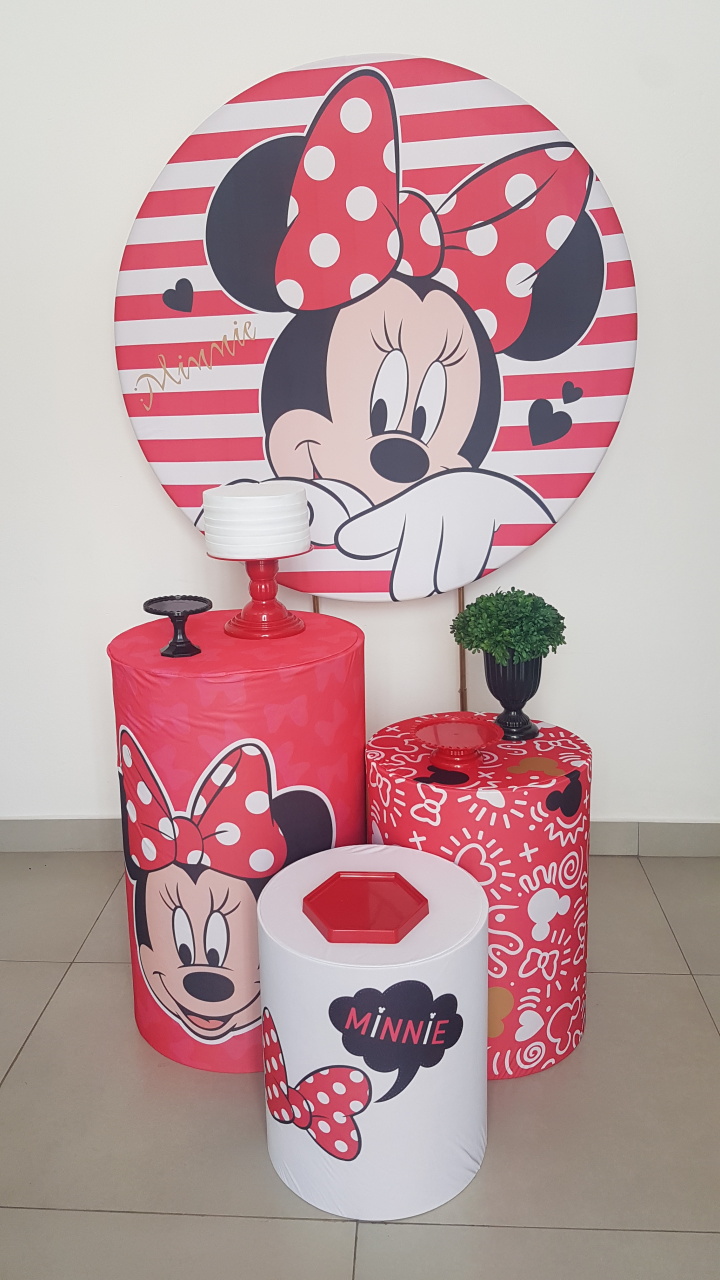 Kit Minnie Vermelho - Mavie Decorações