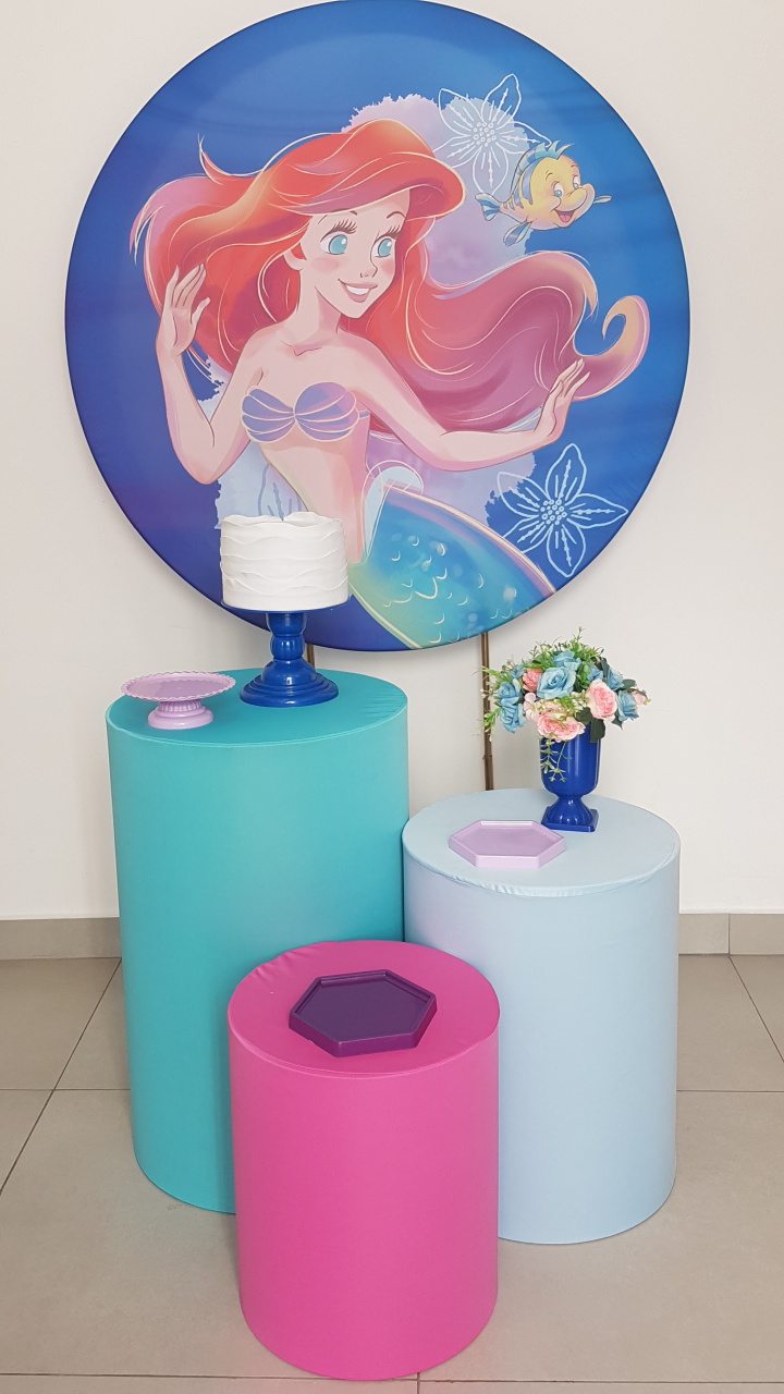 Kit Ariel / A Pequena Sereia - Mavie Decorações