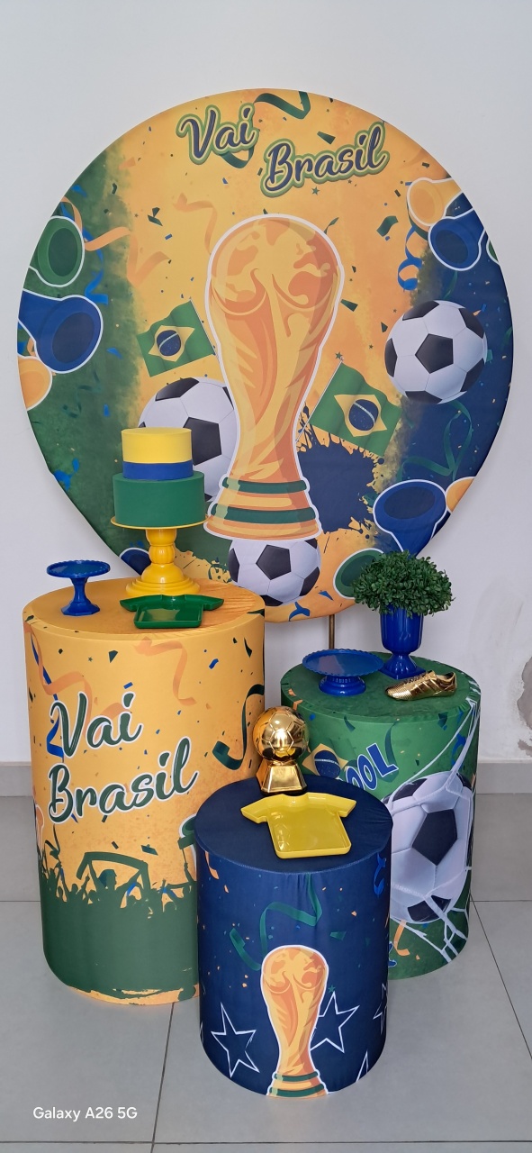 Kit Copa (1,50) 2026 Brasil - Mavie Decorações