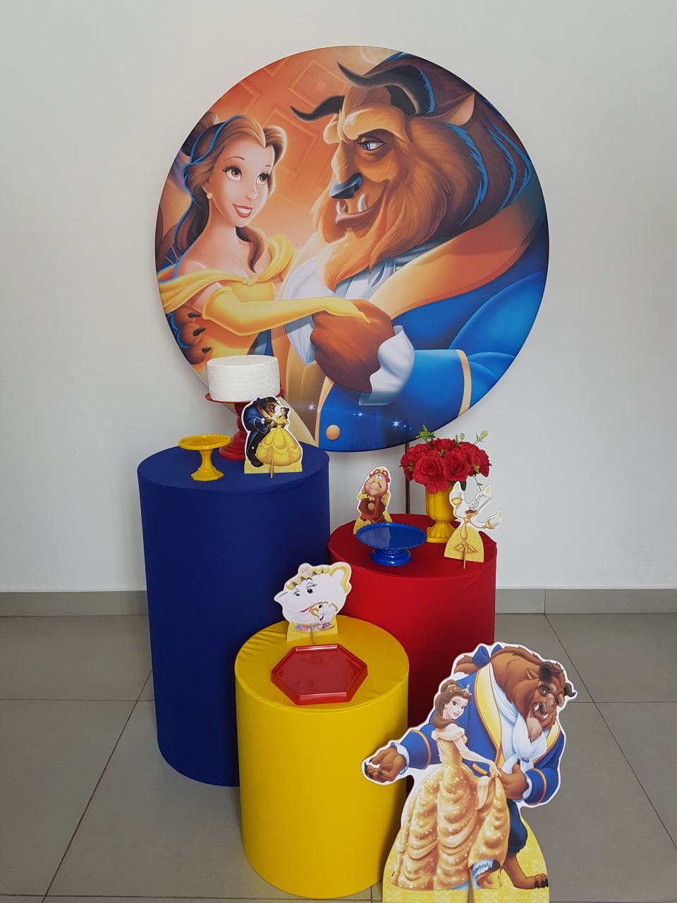 Kit A Bela E A Fera - Mavie Decorações