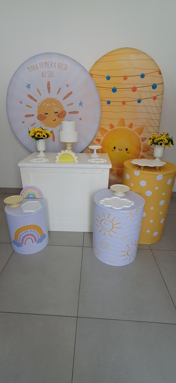 Kit Completo Primeira Volta Ao Sol - Mavie Decorações