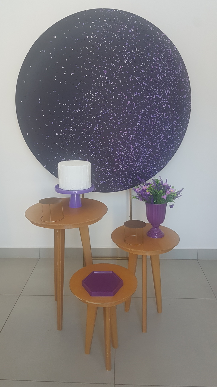 Kit Brilho Roxo Básico - Mavie Decorações