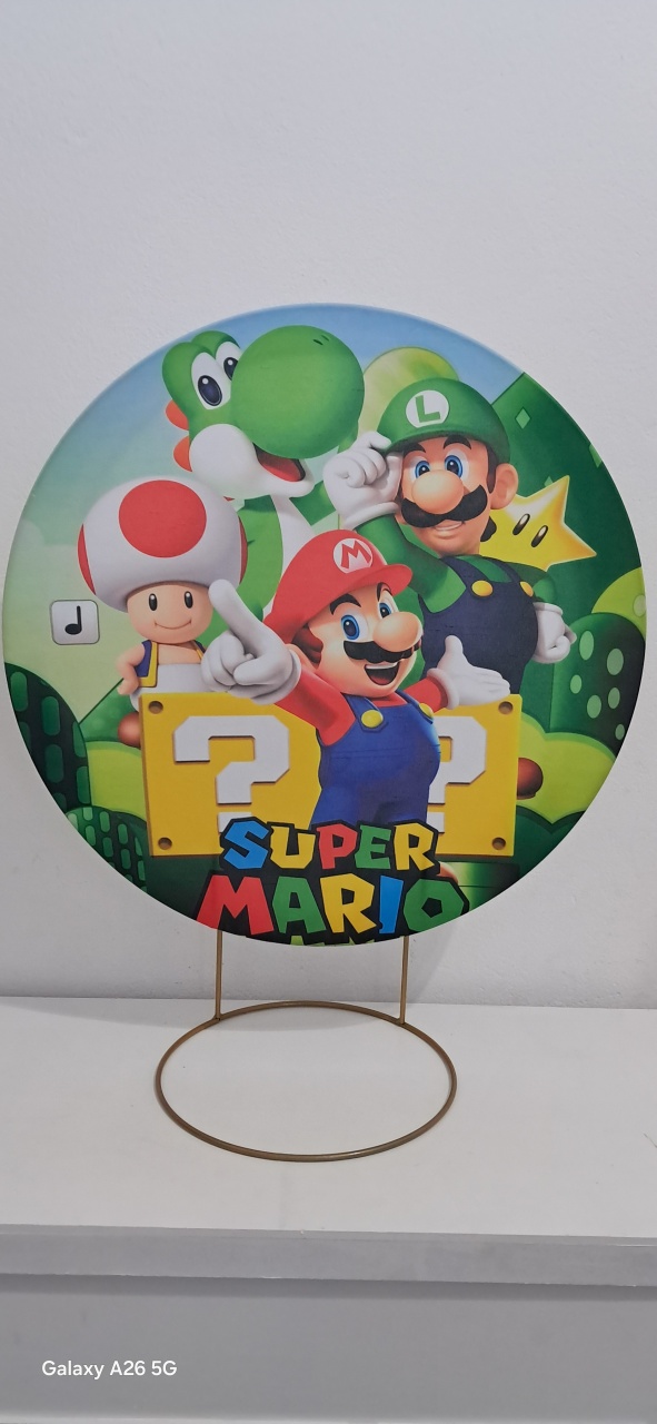 Capa 50X50 Super Mario - Mavie Decorações