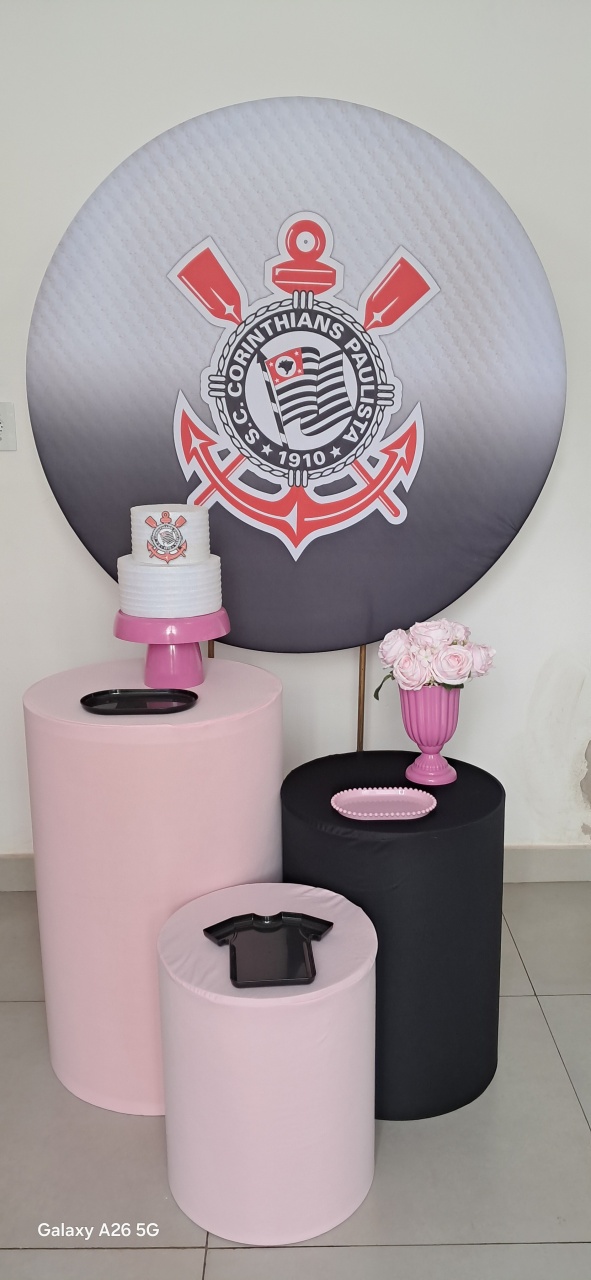 Kit Corinthians Rosa - Mavie Decorações