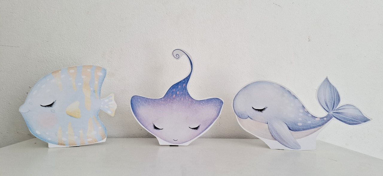Display Fundo Do Mar - Mavie Decorações