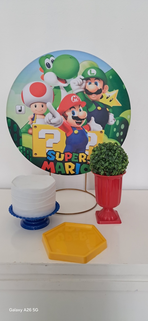 Kit Mini Super Mario - Mavie Decorações