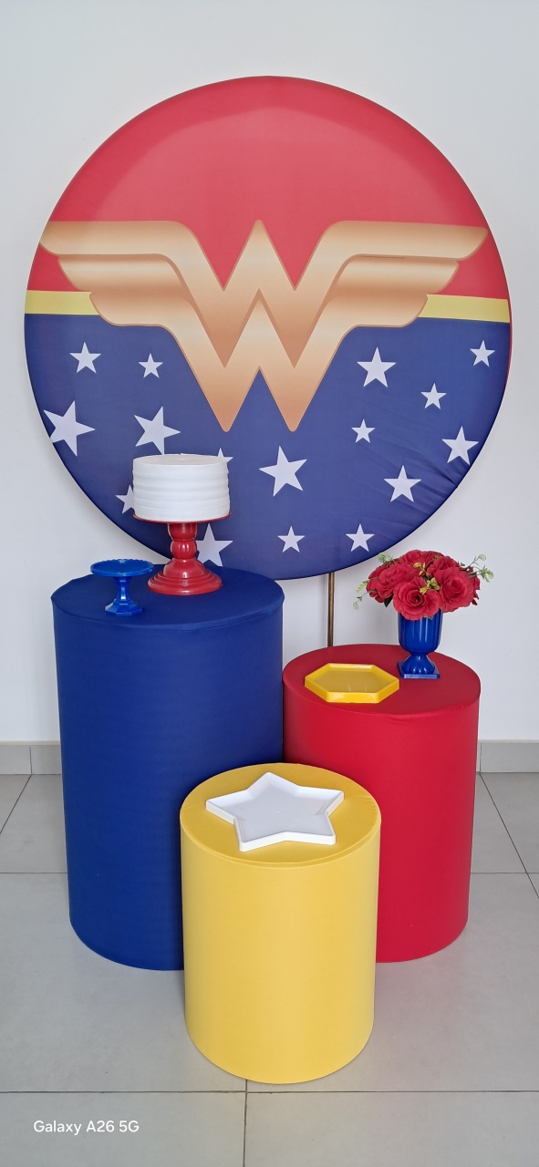 Kit Mulher Maravilha - Mavie Decorações