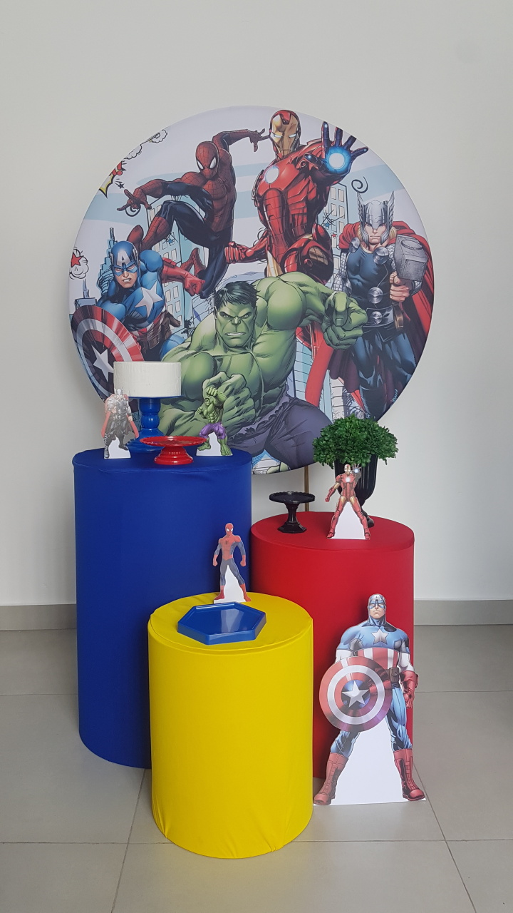 Kit Vingadores/Avangers - Mavie Decorações