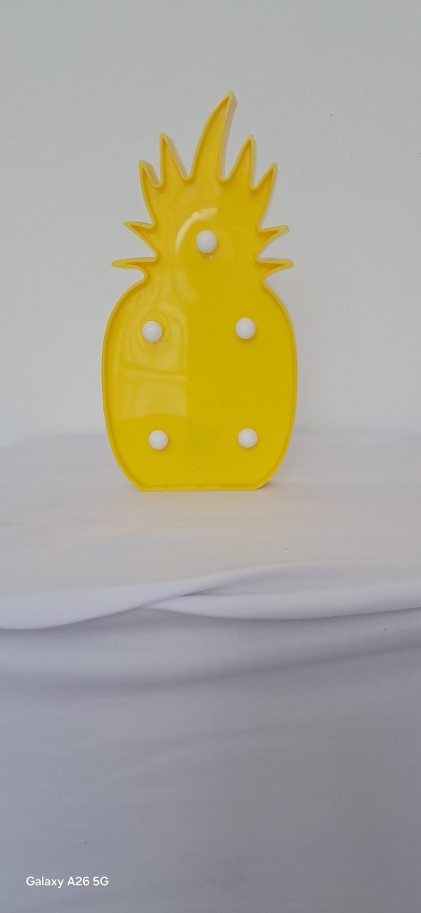 Display Abacaxi Amarelo Leds - Mavie Decorações
