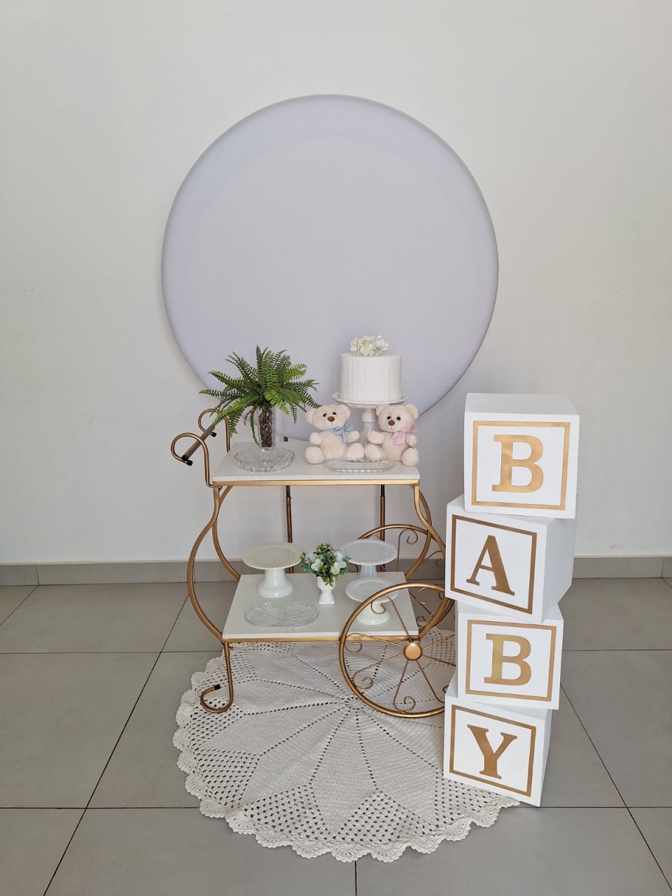 Kit Chá de Bebê Luxo - Mavie Decorações