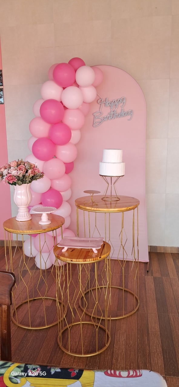 Kit Romano Rosa Luxo - Mavie Decorações