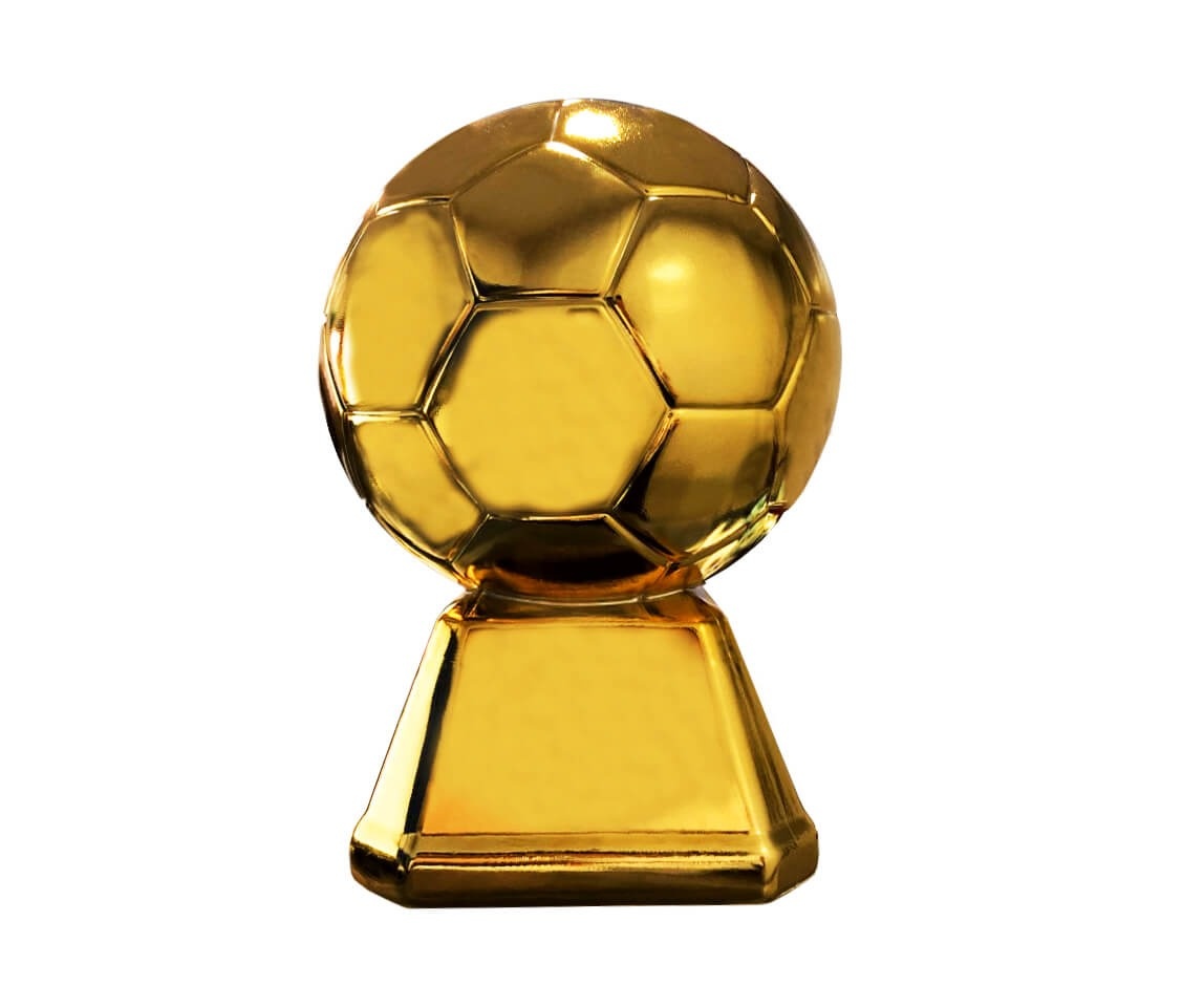 Troféu Bola Decorativo - Mavie Decorações