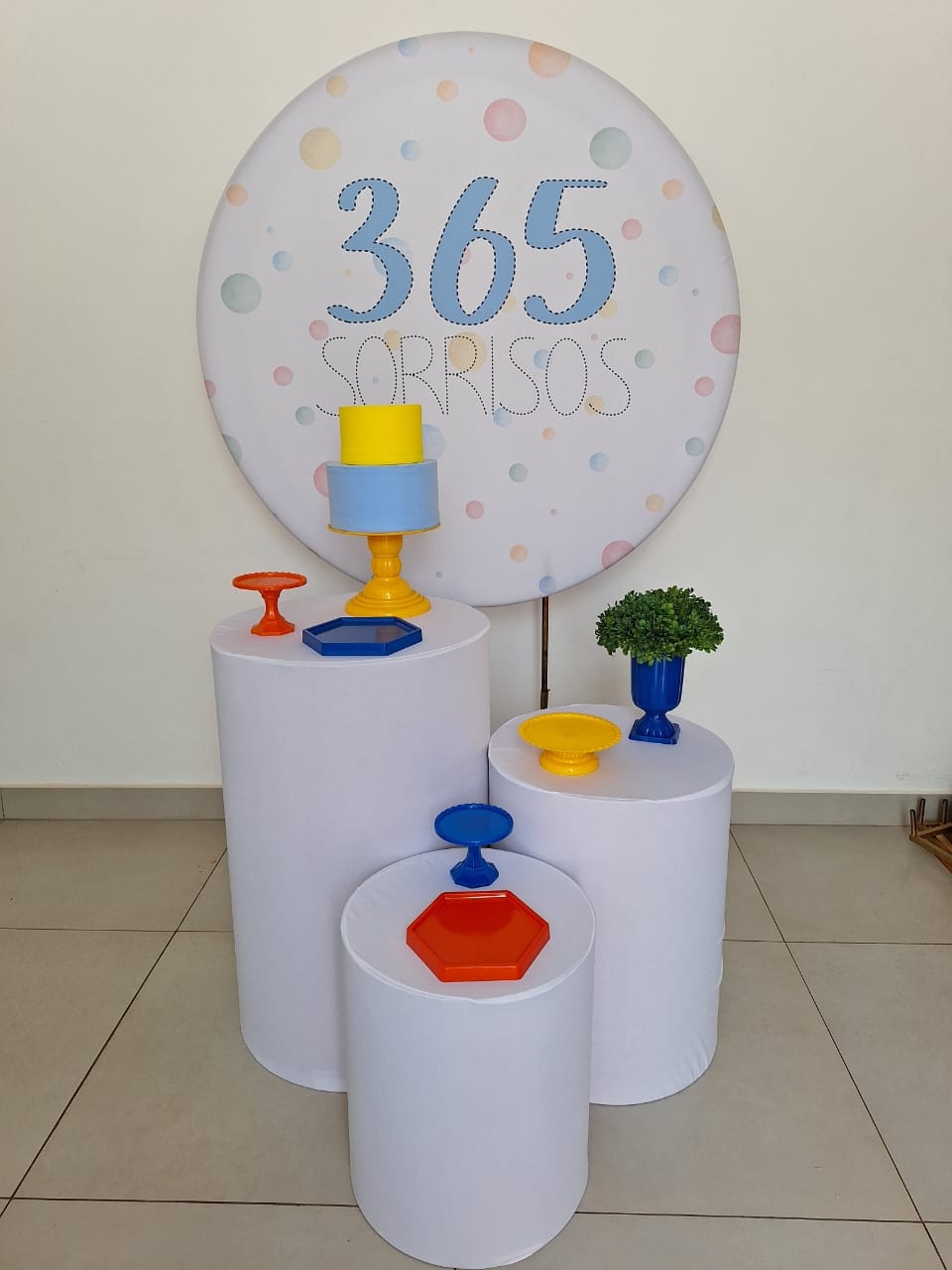 Kit 365 Sorrisos Branco - Mavie Decorações