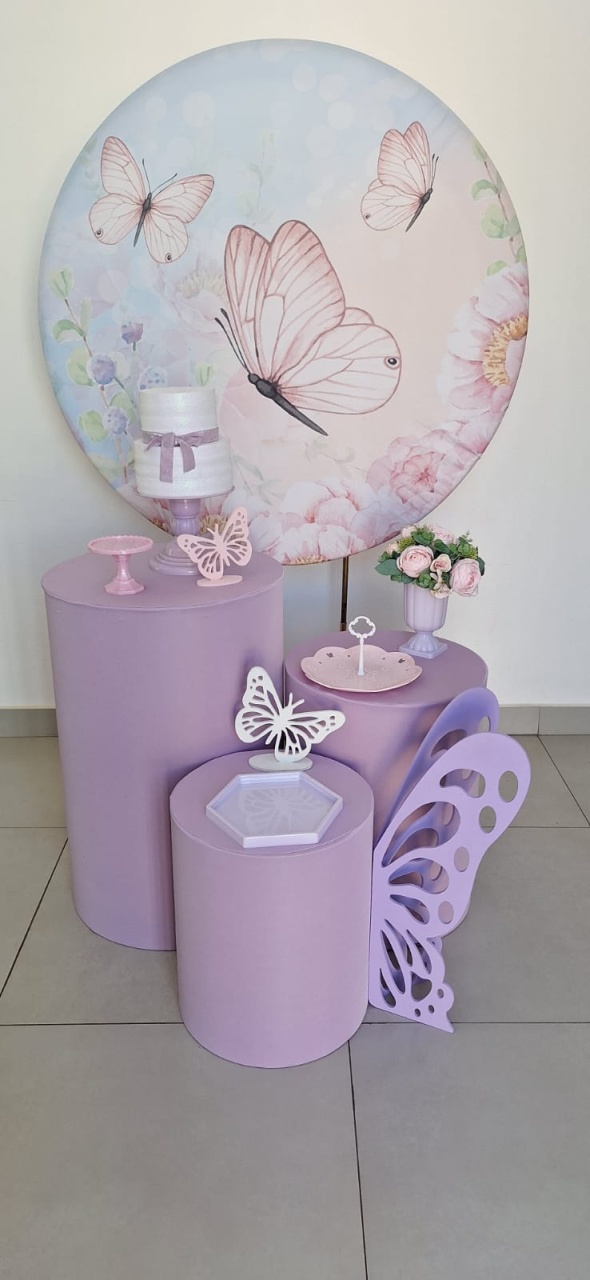 Kit Borboletas Lilás - Mavie Decorações
