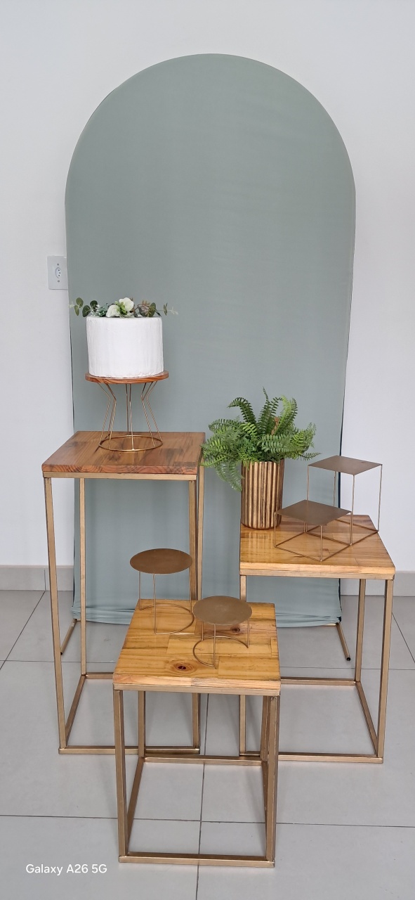 Kit Romano Verde Eucalipto - Mavie Decorações