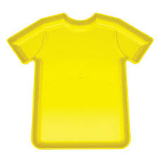 Bandeja Camisa Amarela - Mavie Decorações
