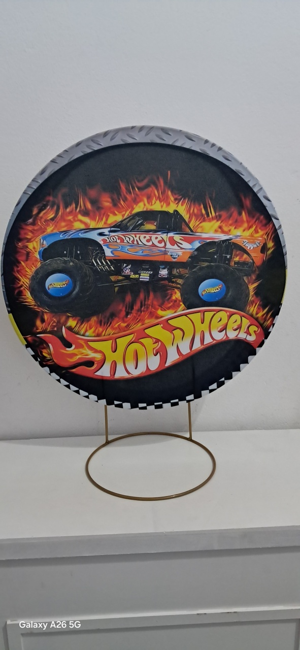 Capa 50X50 Hotwheels - Mavie Decorações