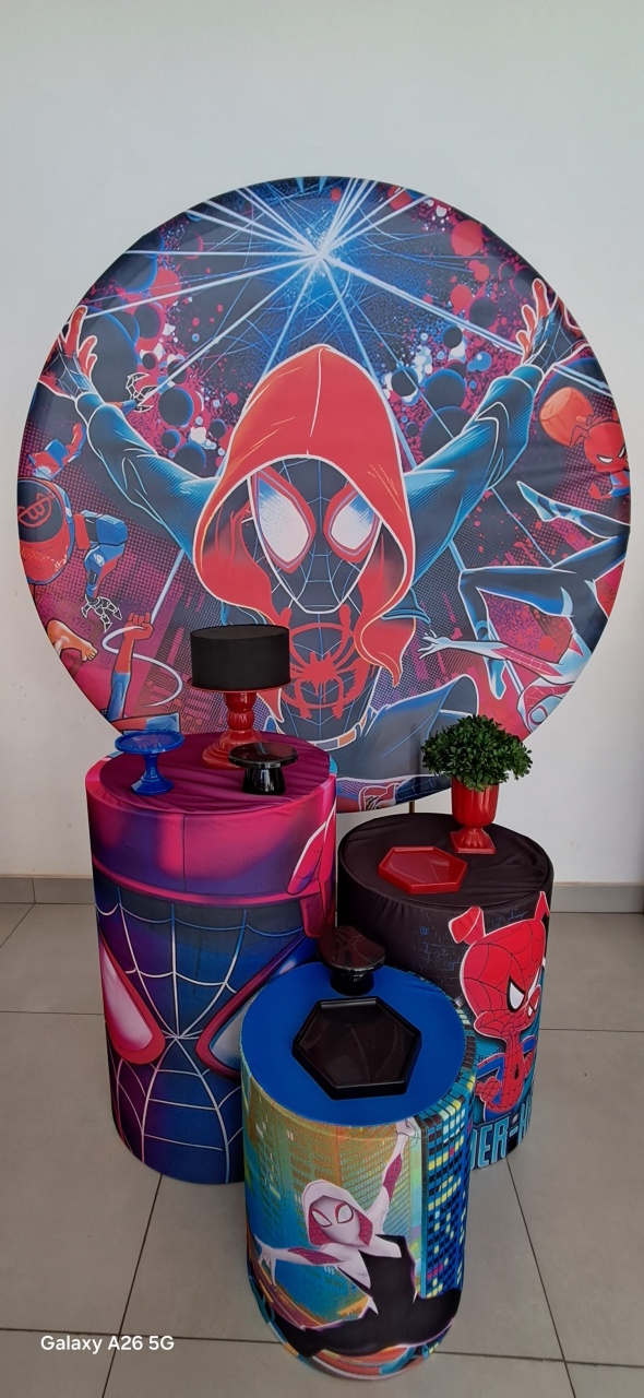 Kit Miles Morales / Aranhaverso - Mavie Decorações