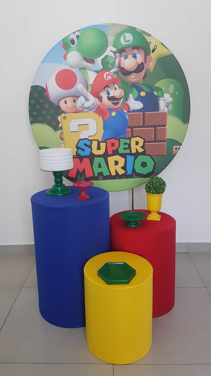 Kit Super Mario Bros - Mavie Decorações