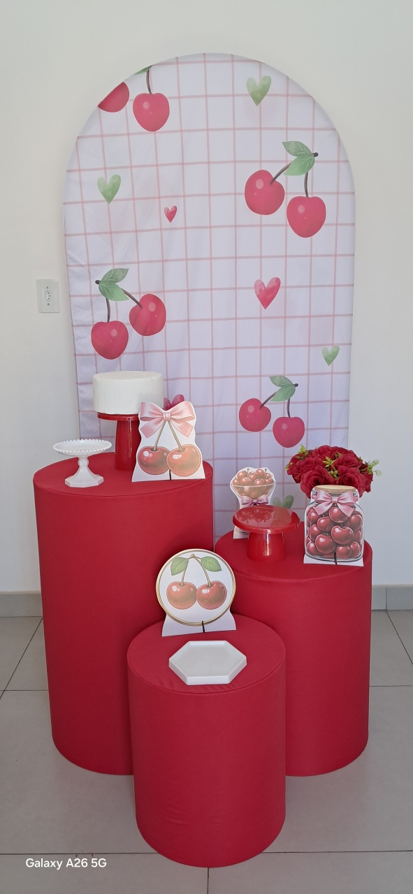 Kit Romano Cerejinha - Mavie Decorações