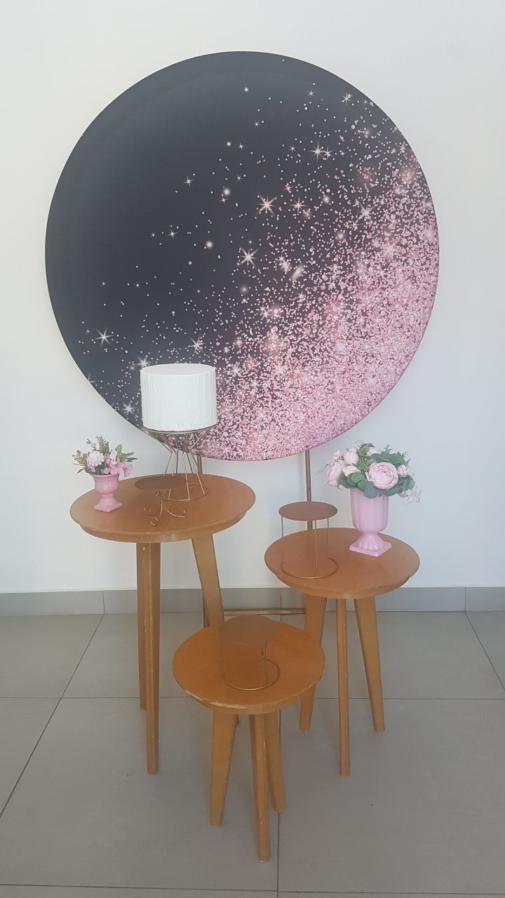 Kit Brilho Rosa Básico - Mavie Decorações