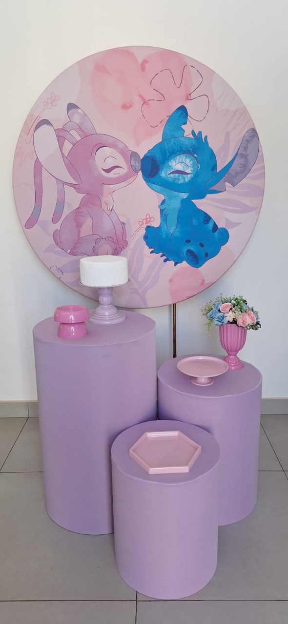 Kit Stitch E Angel - Mavie Decorações