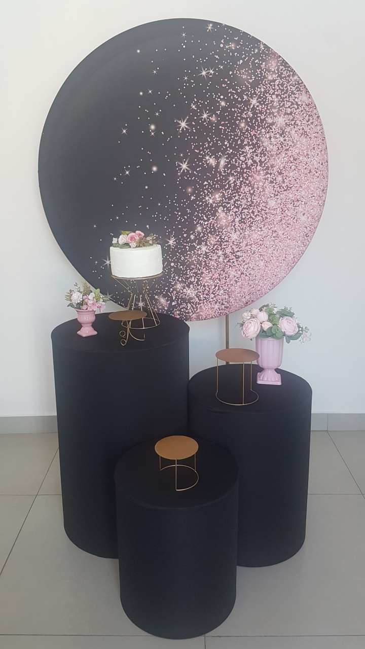 Kit Brilho Rosa - Mavie Decorações