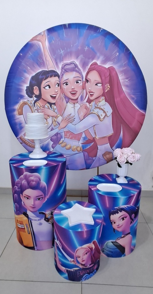 Kit Guerreiras Do K-Pop/ Huntrix - Mavie Decorações